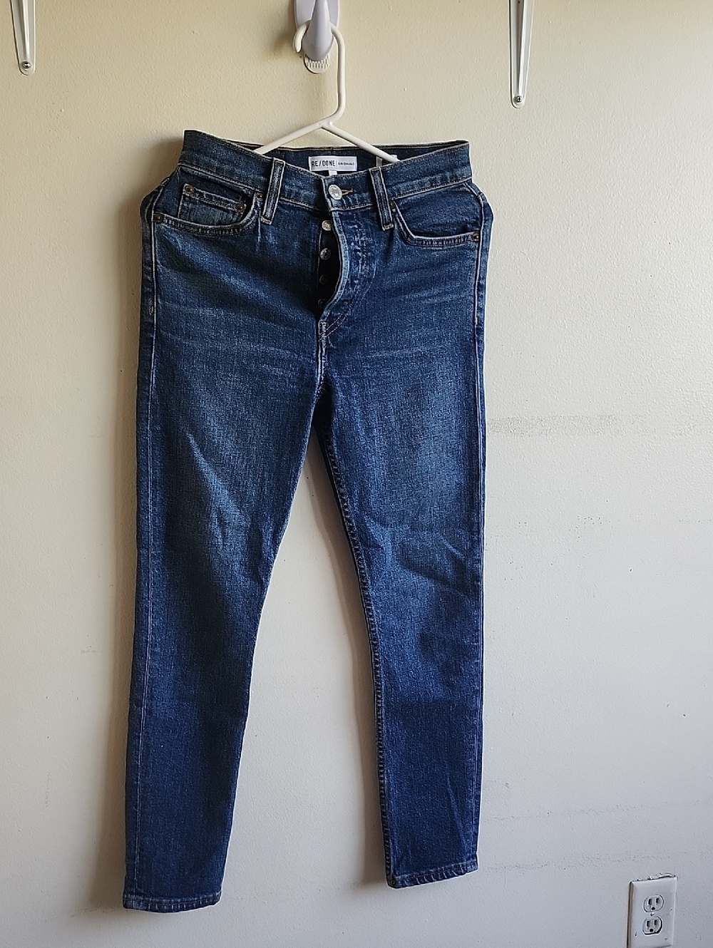 Re/Done Jeans, Skinny High Rise Made In USA, sz.25